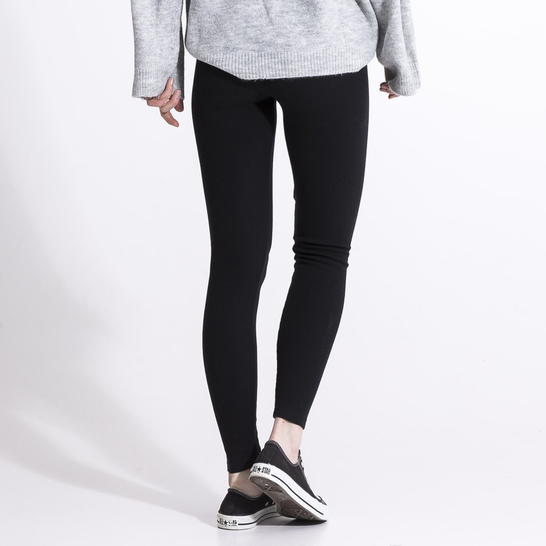 Ribbestrikket leggings "Leonie"